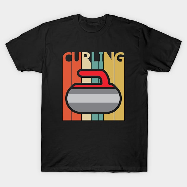 Curling Gifts - Vintage 1980s Curling T-Shirt by GWENT